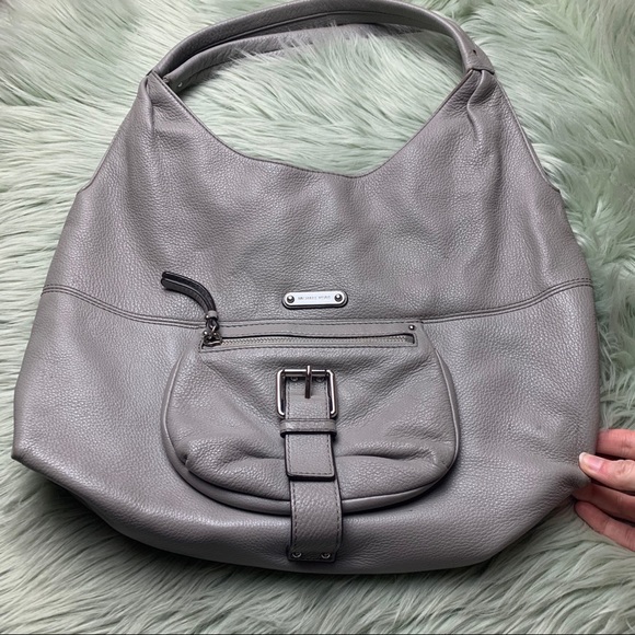 MICHAEL Michael Kors Bags | Michael Michael Kors Grey Leather Purse